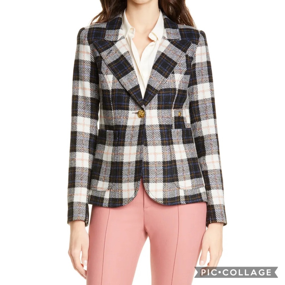 Smythe Buffalo Check Duchess Blazer